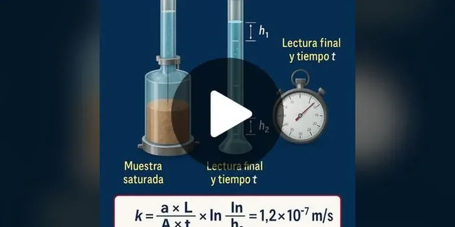 Illustrative image of Laboratory permeability test (falling/constant head) in Bendigo