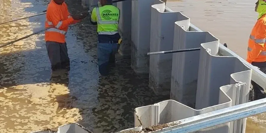 Illustrative image of Sheet pile wall design in Bendigo